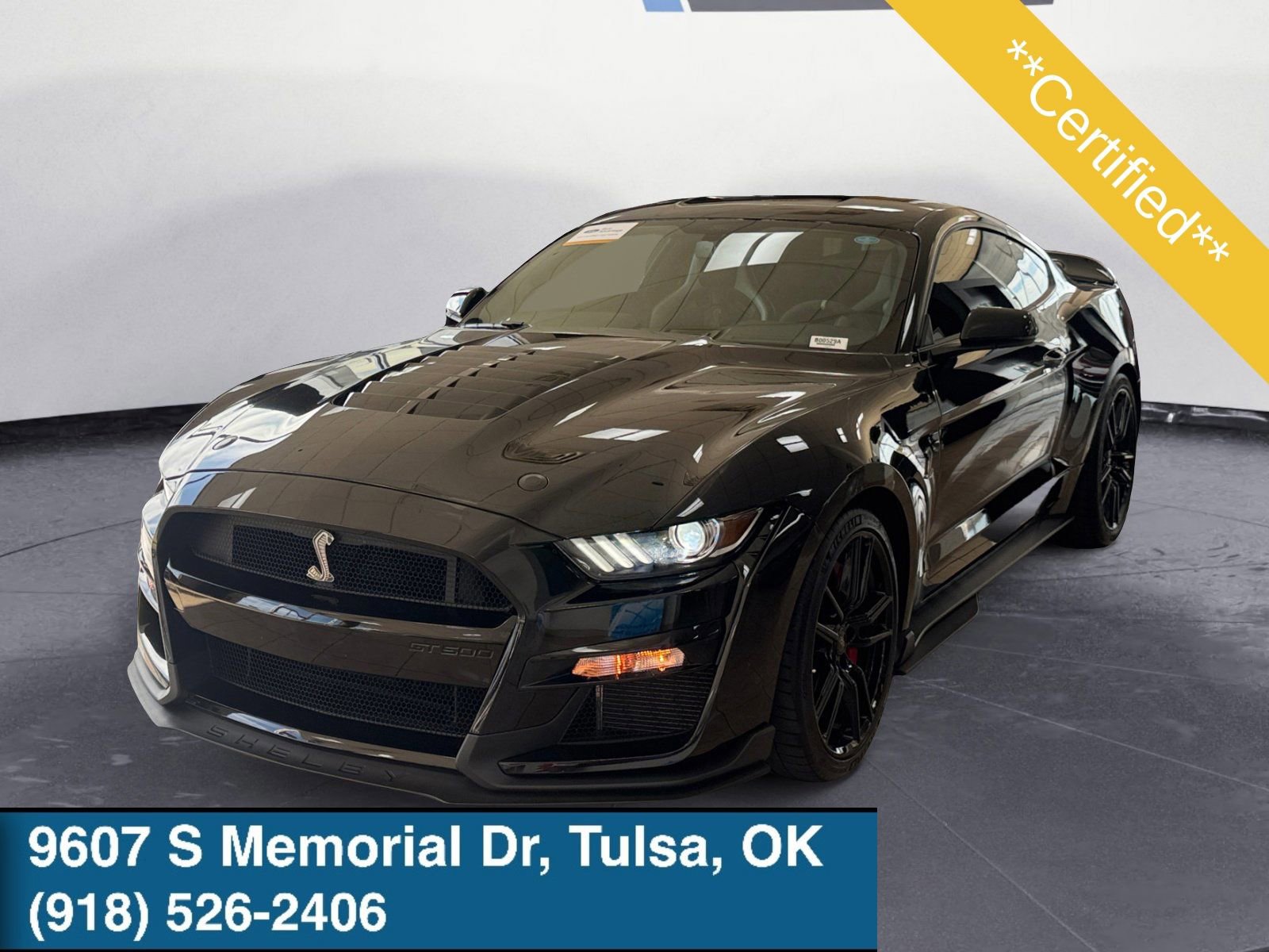 Certified 2020 Ford Mustang Shelby GT500 w/ Technology Package