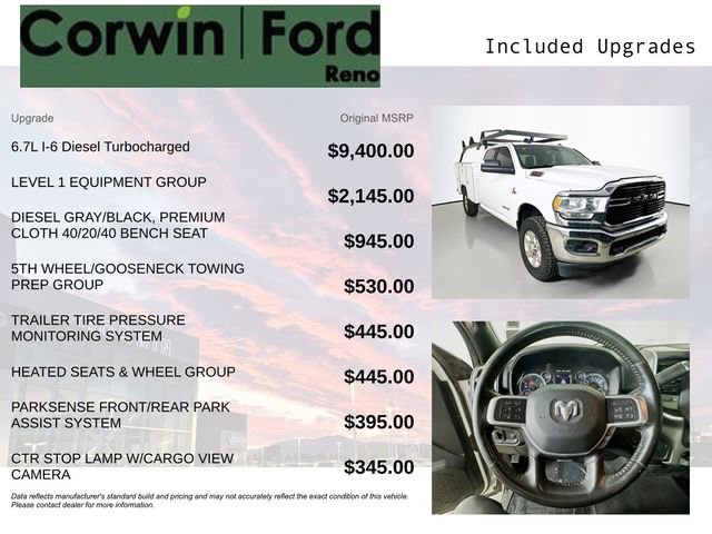Used 2021 RAM 3500 Big Horn w/ Level 1 Equipment Group AWD/4WD image 3