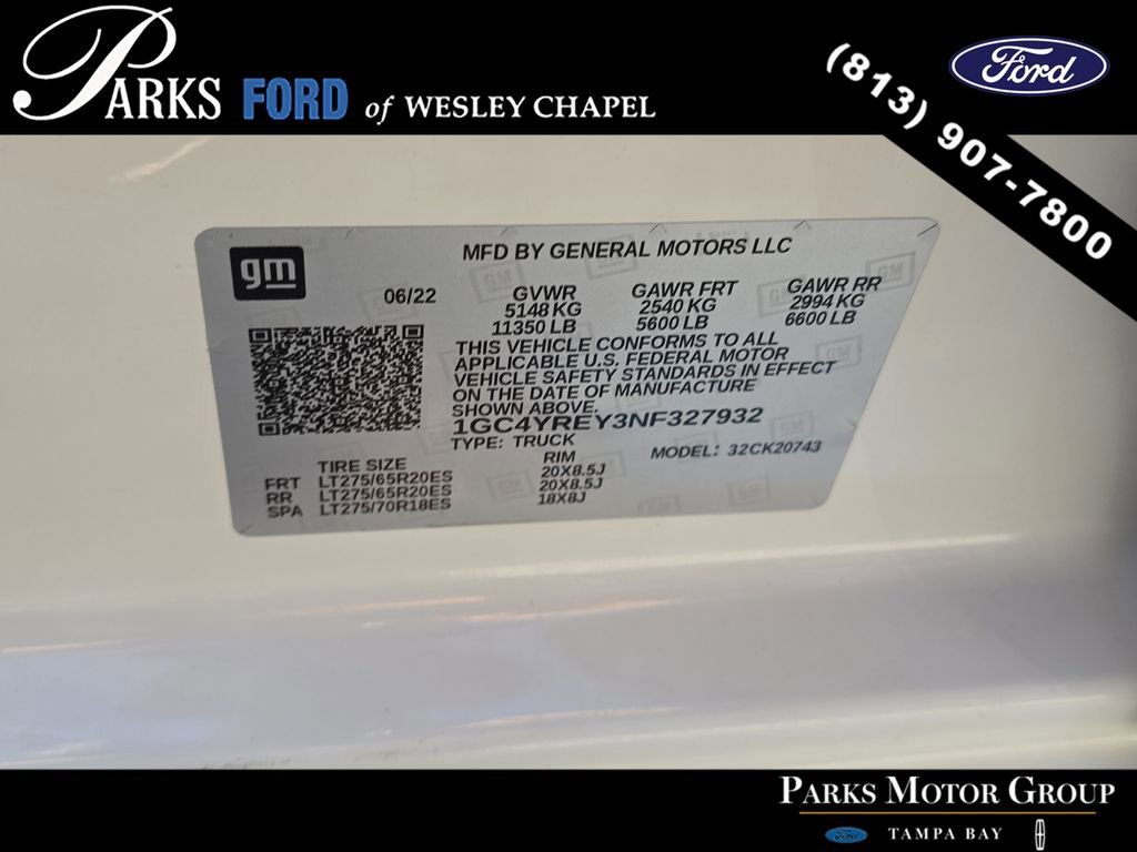 Used 2022 Chevrolet Silverado 2500 High Country w/ LPO, Hitch Package image 34