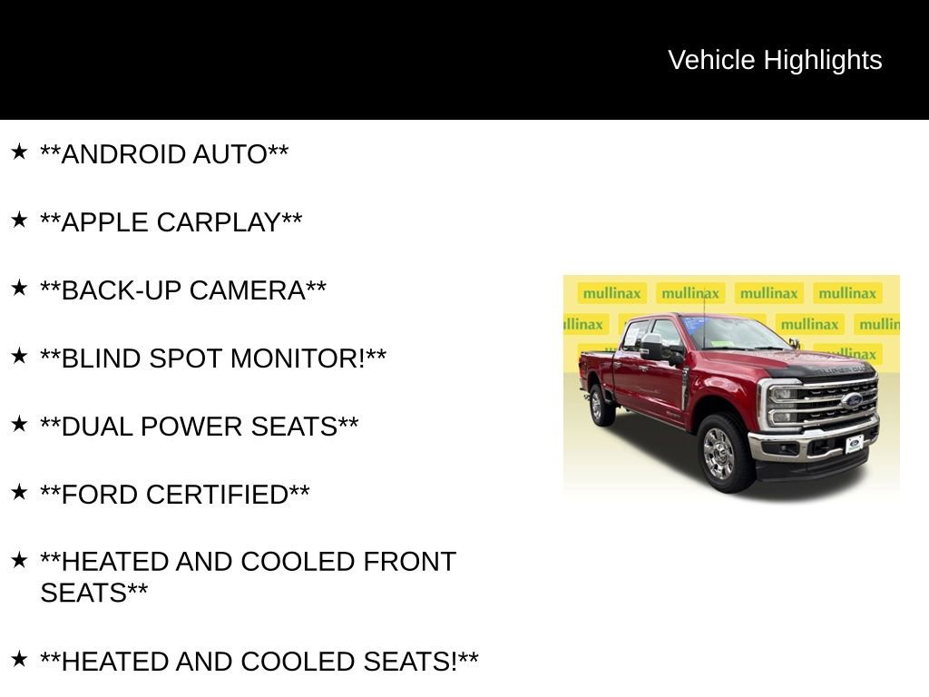 Certified 2025 Ford F250 King Ranch w/ Chrome Package AWD/4WD image 12