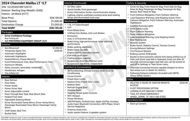 Used 2024 Chevrolet Malibu LT image 10