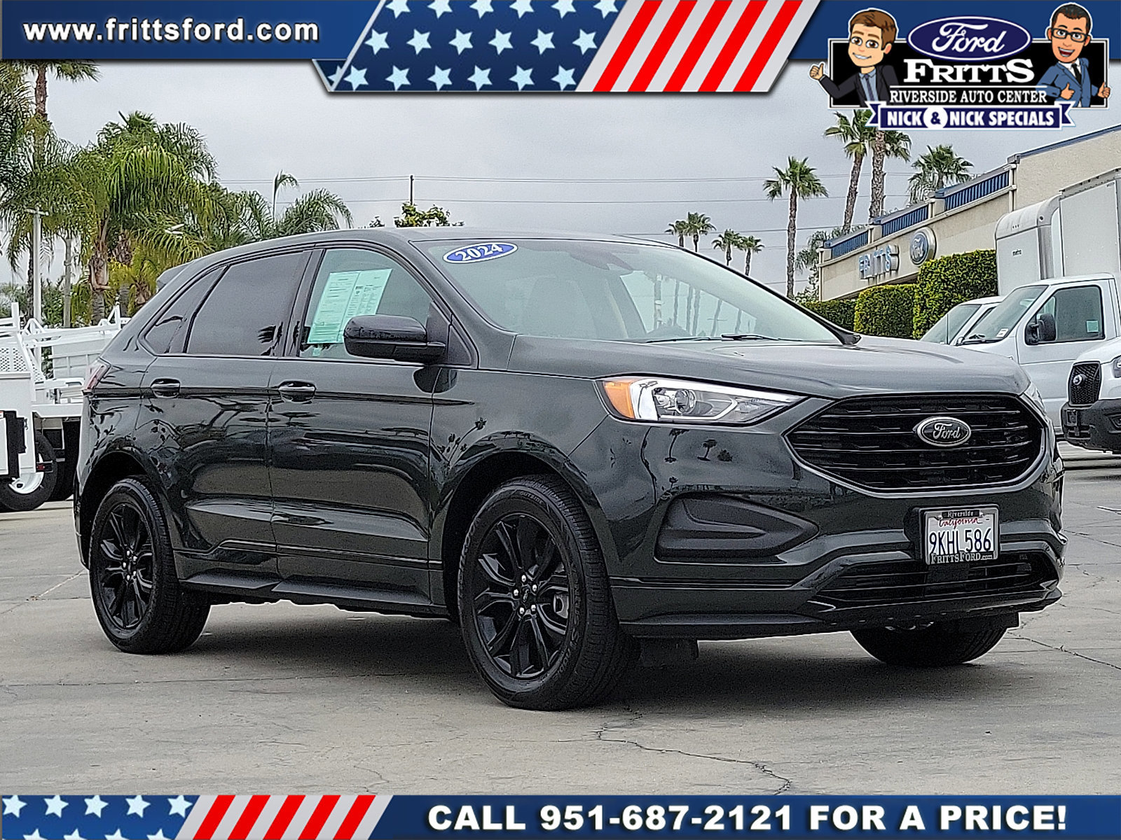 Certified 2024 Ford Edge SE w/ Black Appearance Package image 3
