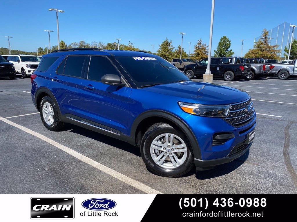 Certified 2022 Ford Explorer XLT w/ Class IV Trailer Tow Package RWD image 1