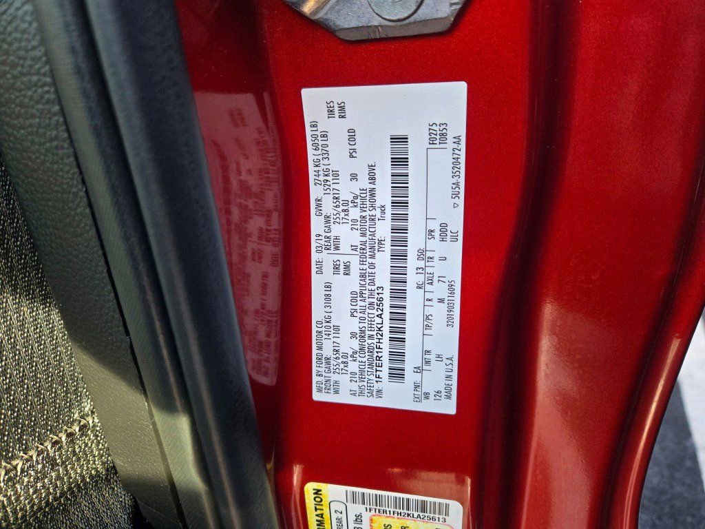 Certified 2019 Ford Ranger XLT w/ Equipment Group 302A Luxury image 35