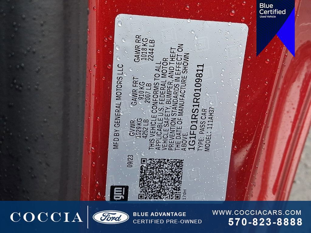 Used 2024 Chevrolet Camaro LT w/ RS Package image 26