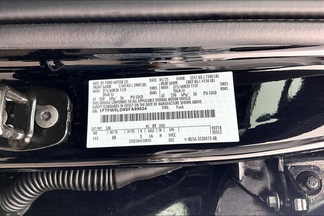 Certified 2025 Ford F150 Lariat w/ Equipment Group 501A Mid AWD/4WD image 33