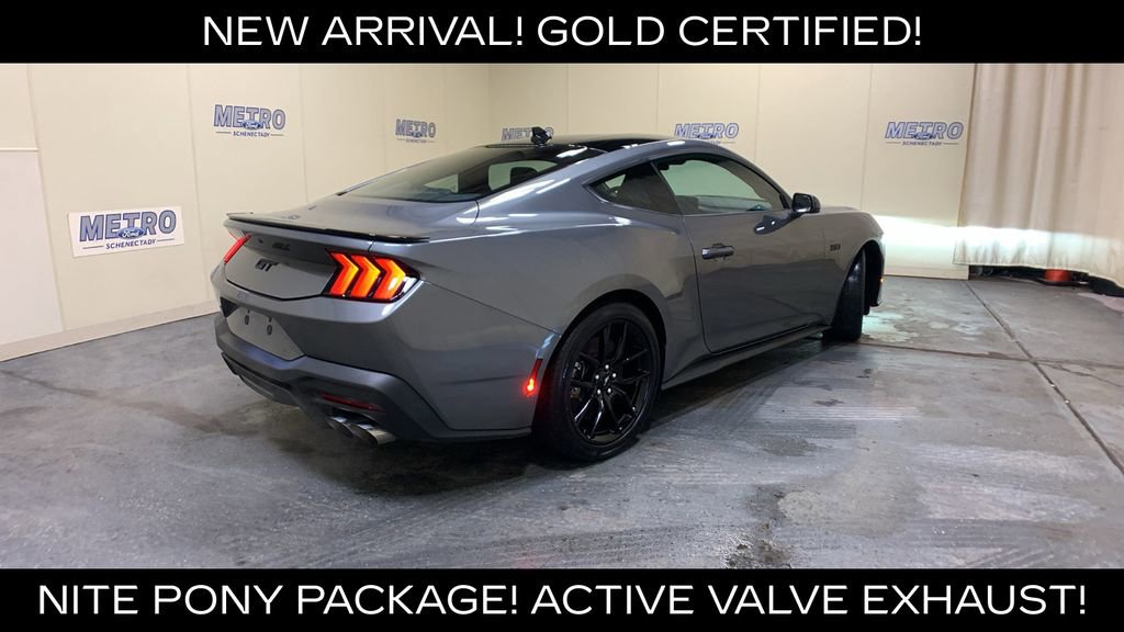 Certified 2025 Ford Mustang GT Premium w/ Mustang Nite Pony Package RWD image 3