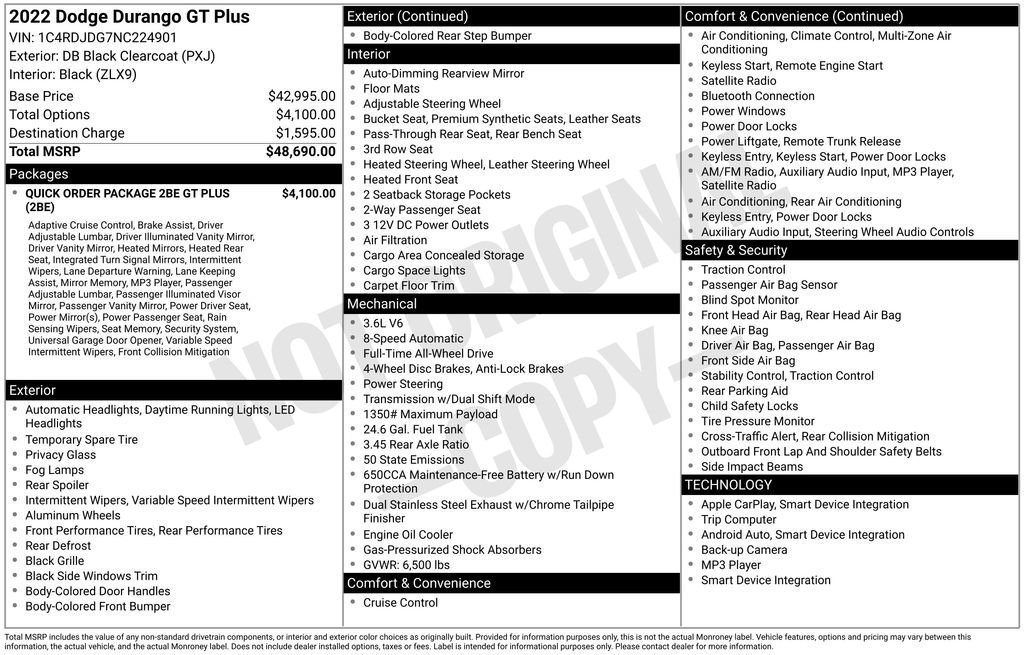 Used 2022 Dodge Durango GT image 41