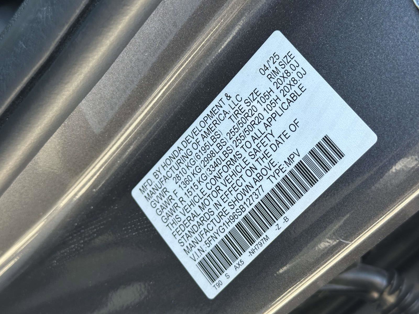 Used 2025 Honda Pilot Black Edition image 15