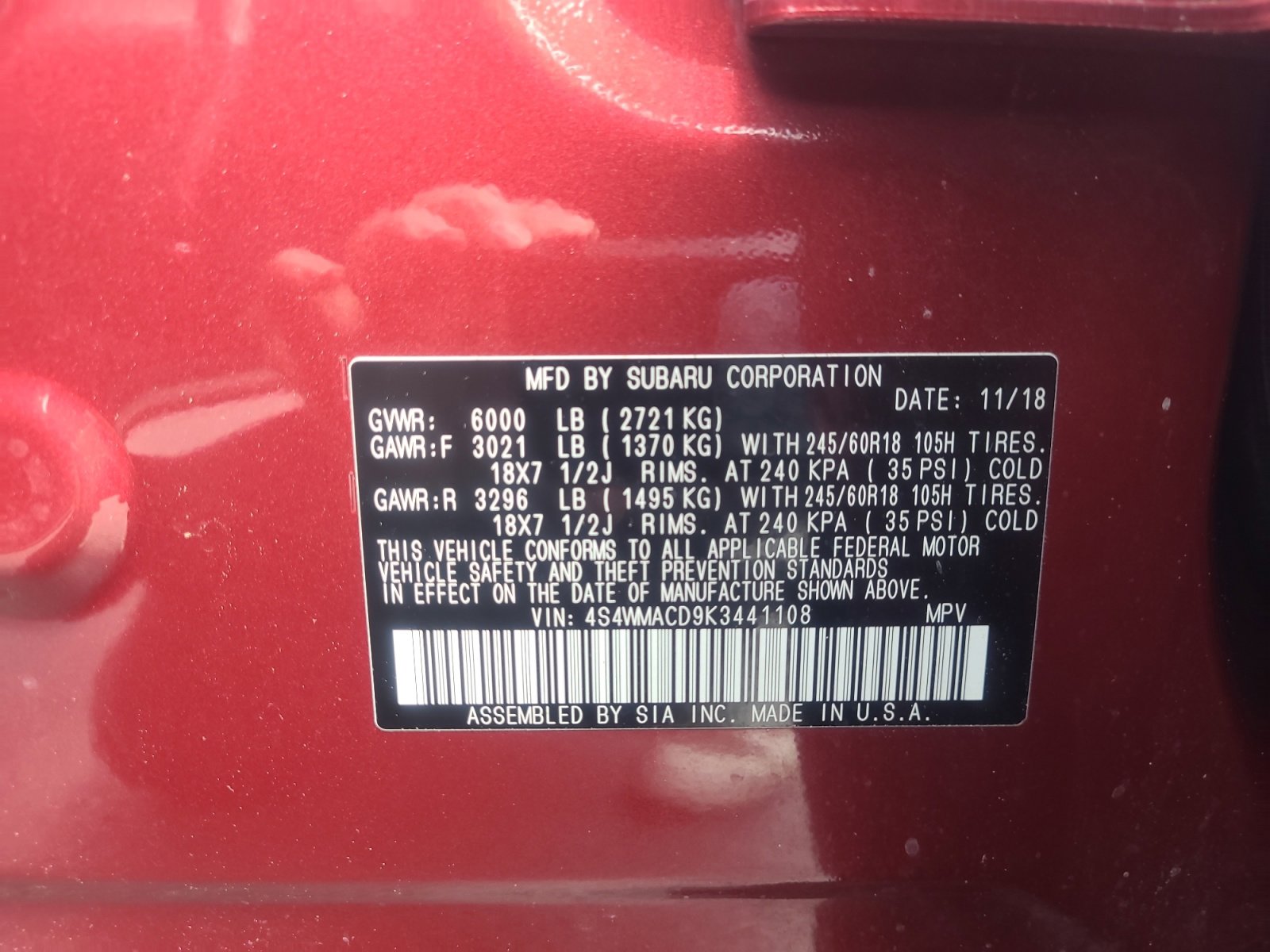 Used 2019 Subaru Ascent Premium AWD/4WD image 25