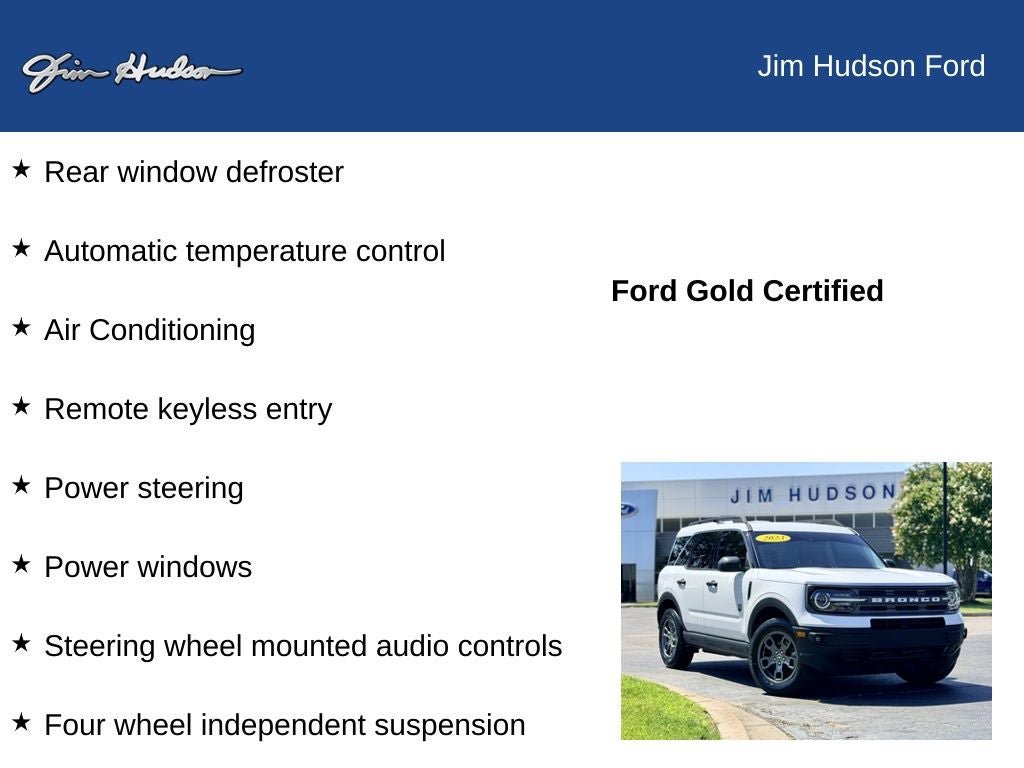 Certified 2023 Ford Bronco Sport Big Bend w/ Convenience Package AWD/4WD image 13