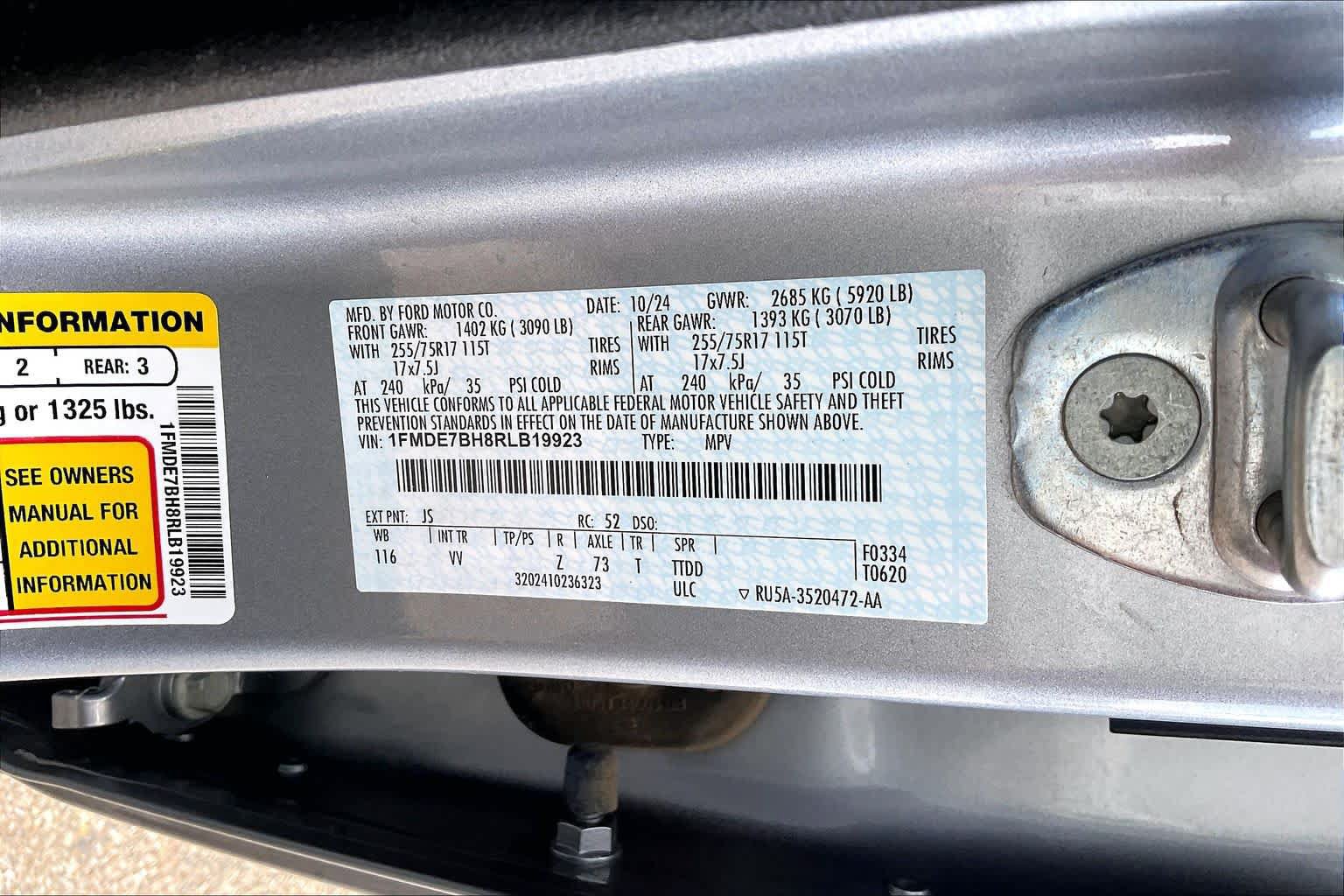Certified 2024 Ford Bronco Big Bend AWD/4WD image 32