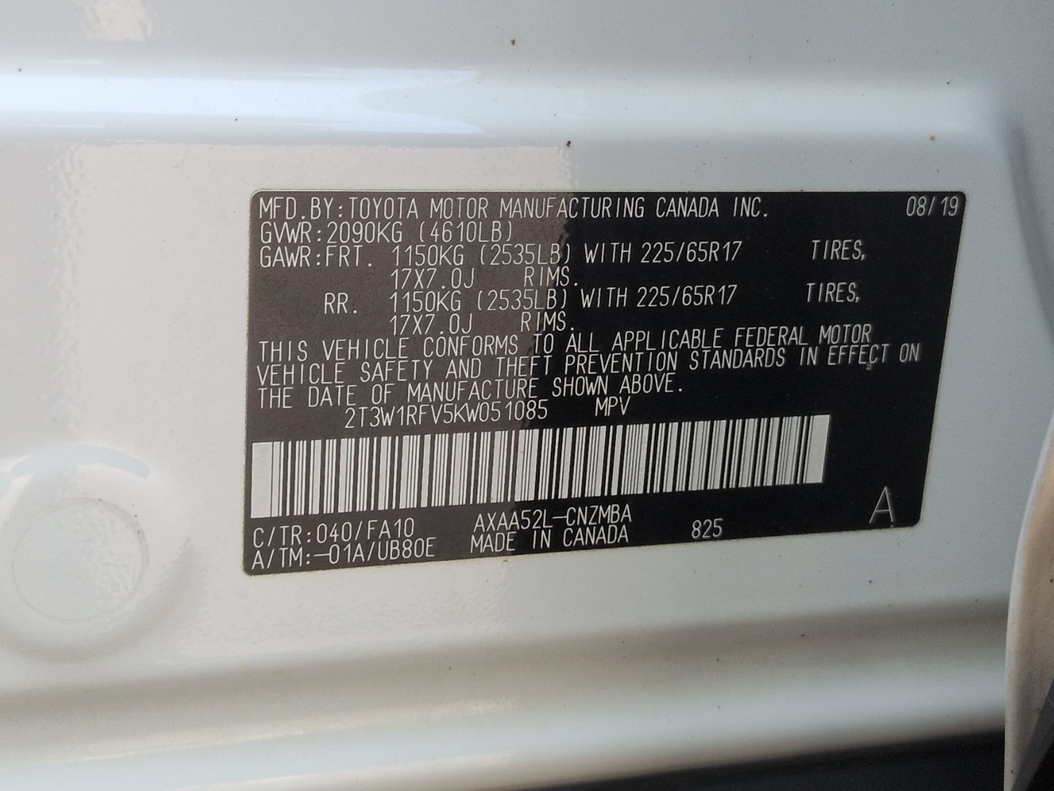 Used 2019 Toyota RAV4 XLE FWD image 39
