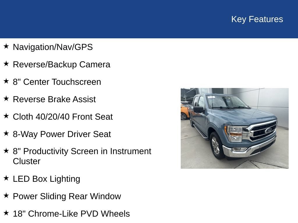 Certified 2023 Ford F150 XLT w/ Equipment Group 301A Mid RWD image 31