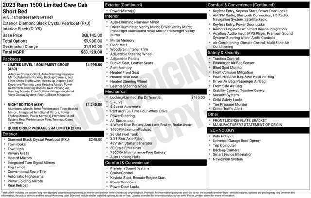 Used 2023 RAM 1500 Limited image 12