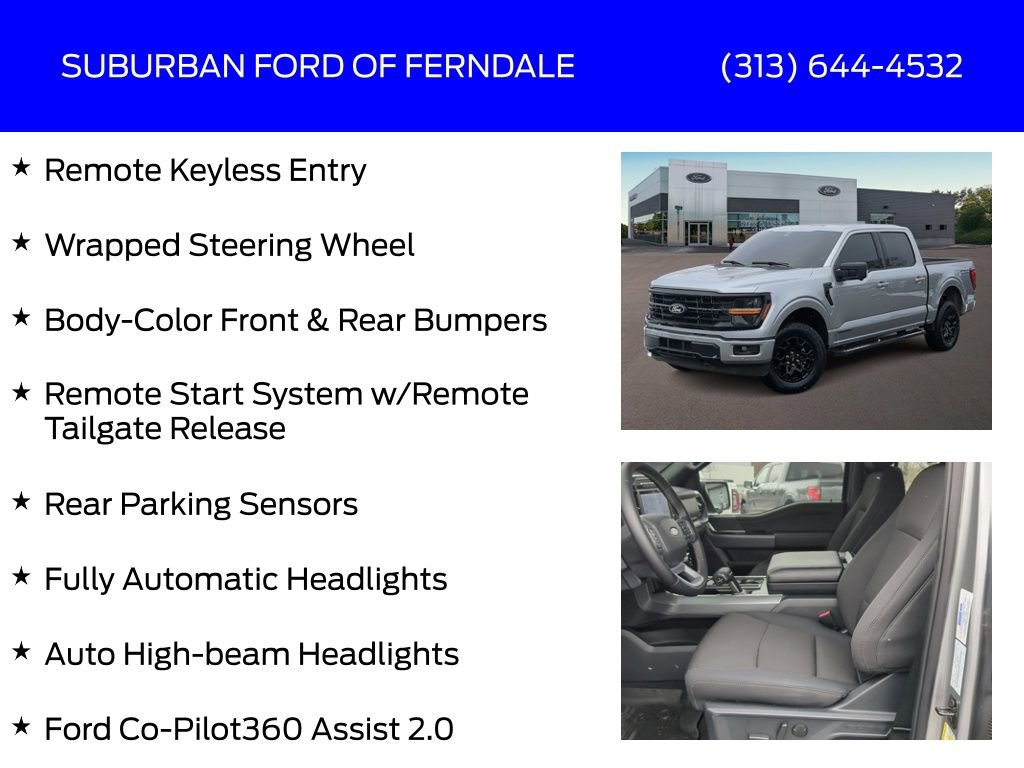 Certified 2025 Ford F150 XLT w/ Equipment Group 302A MID image 25