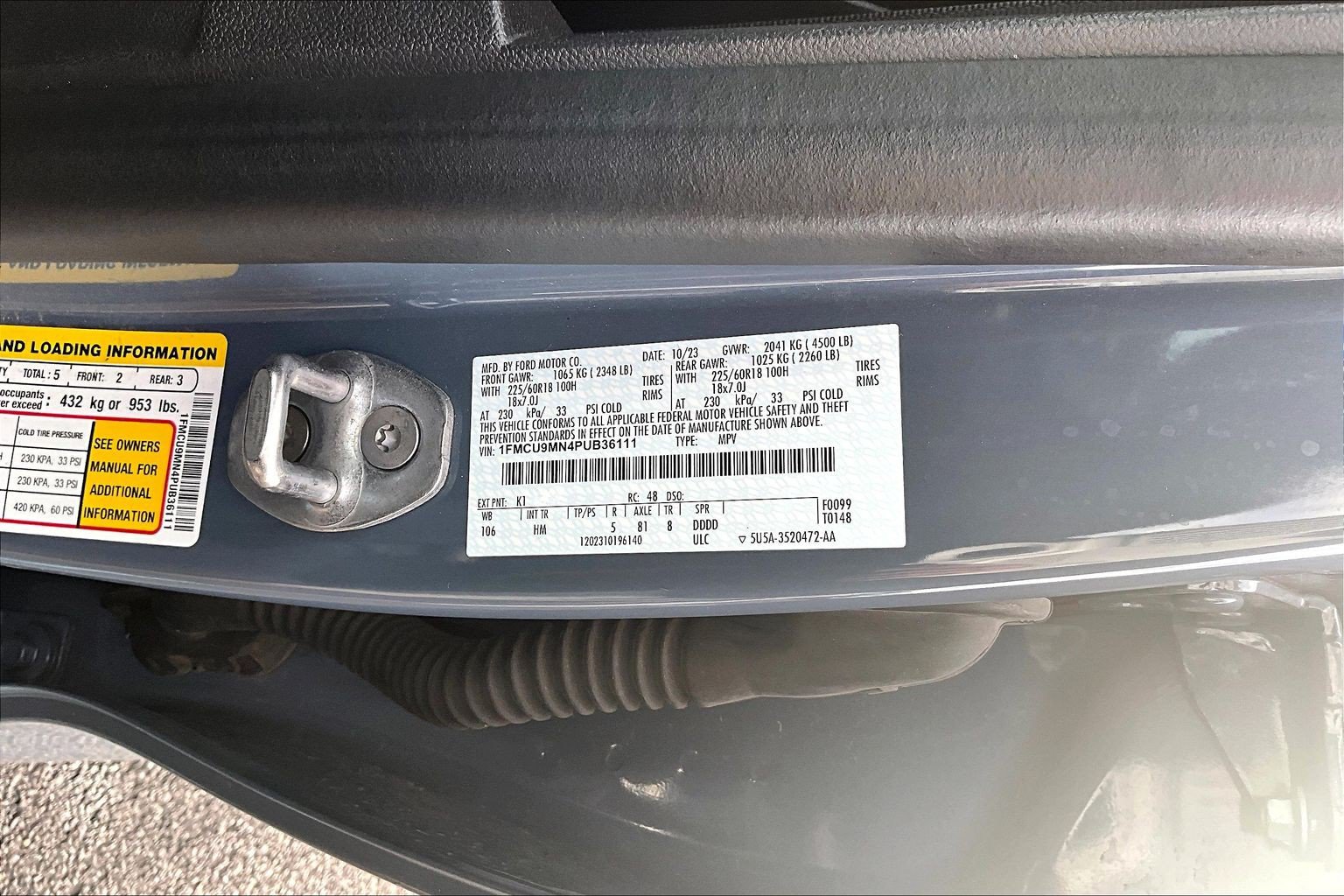 Certified 2023 Ford Escape ST-Line w/ Tech Pack #1 AWD/4WD image 5