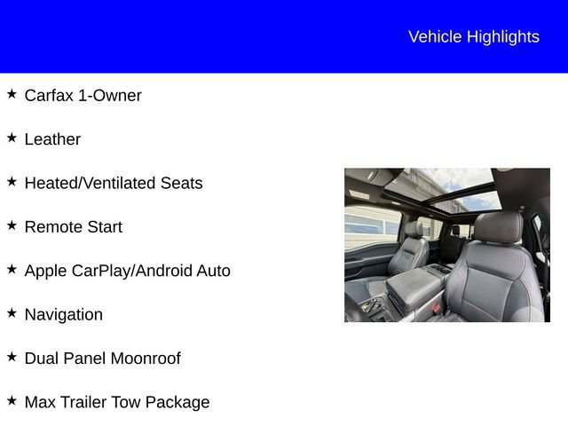 Certified 2023 Ford F150 Lariat w/ Equipment Group 502A High AWD/4WD image 2