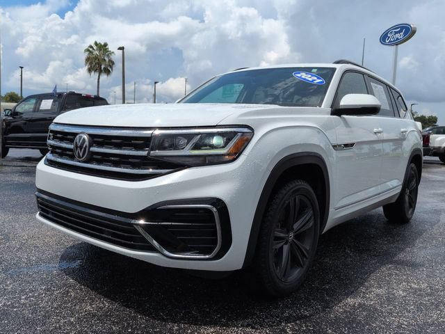 Used 2021 Volkswagen Atlas SE w/ Panoramic Sunroof Package FWD image 9
