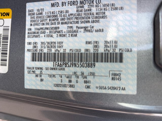 Certified 2022 Ford Mustang Shelby GT500 RWD image 25