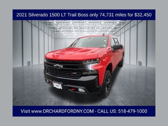 Used 2021 Chevrolet Silverado 1500 LT Trail Boss w/ Convenience Package II AWD/4WD image 1