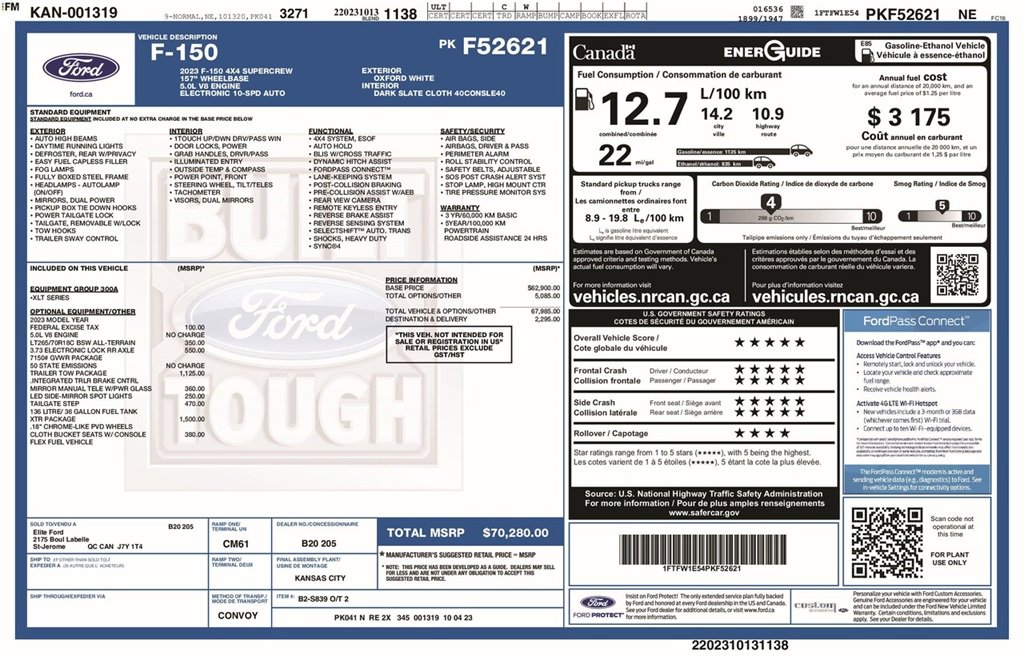 Certified 2023 Ford F150 XLT w/ XTR Package image 5