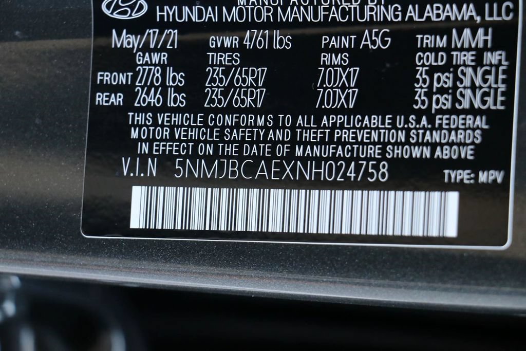 Used 2022 Hyundai Tucson SEL AWD/4WD image 34