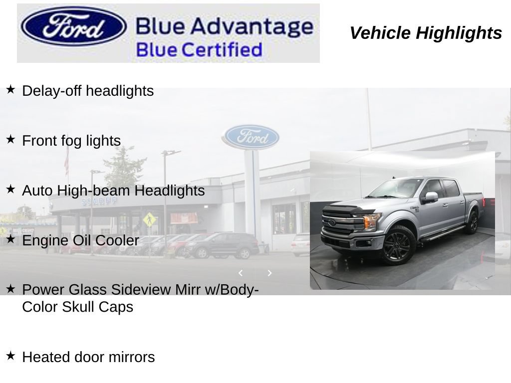 Certified 2020 Ford F150 Lariat w/ Equipment Group 501A Mid RWD image 28