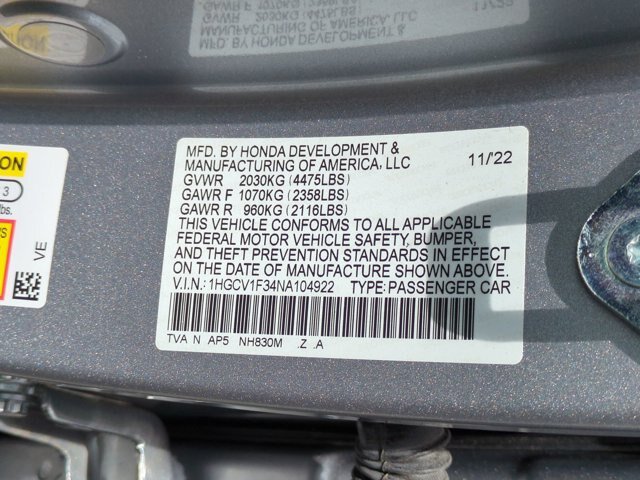 Used 2022 Honda Accord Sport image 36