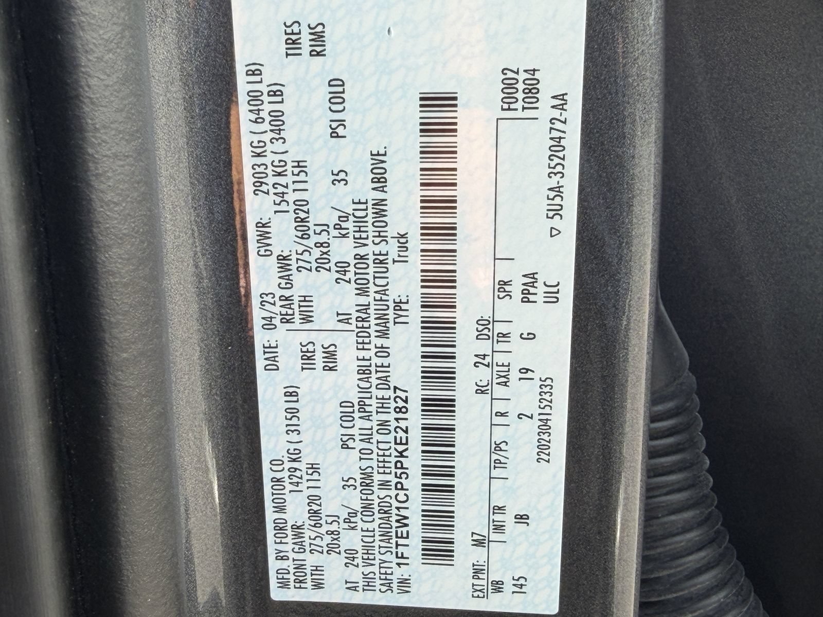 Certified 2023 Ford F150 XL w/ STX Appearance Package RWD image 44