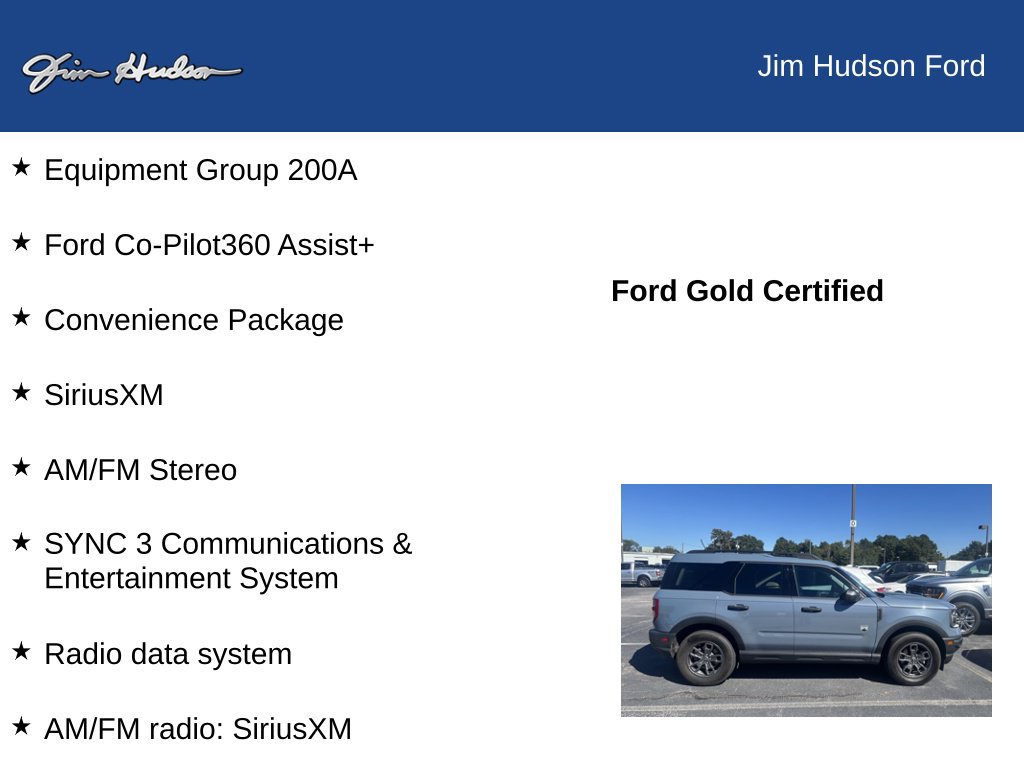 Certified 2024 Ford Bronco Sport Big Bend w/ Convenience Package AWD/4WD image 9