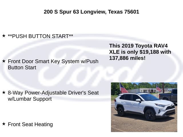Used 2019 Toyota RAV4 XLE w/ Convenience Package FWD image 15