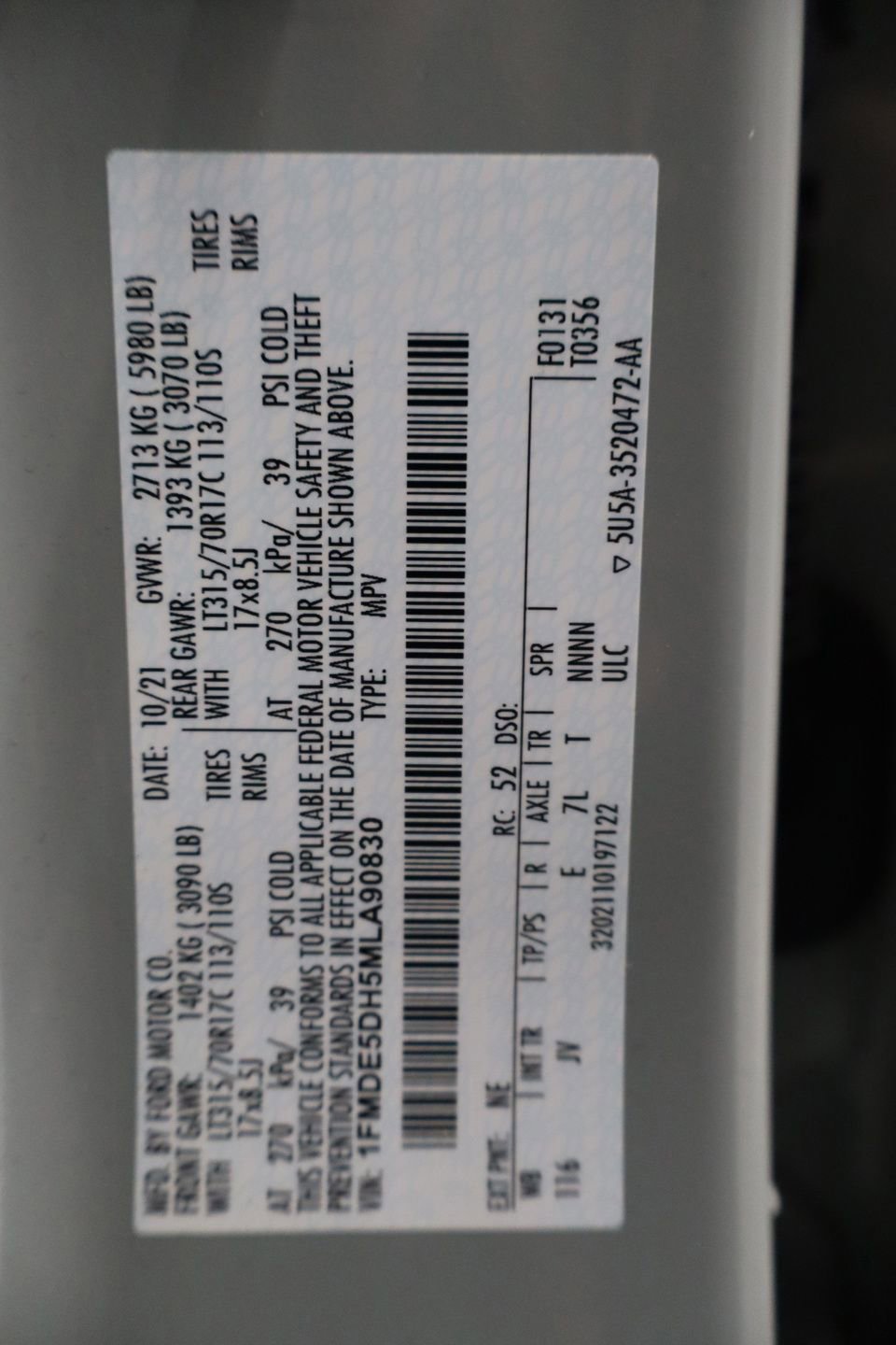 Certified 2021 Ford Bronco Outer Banks w/ Sasquatch Package image 38