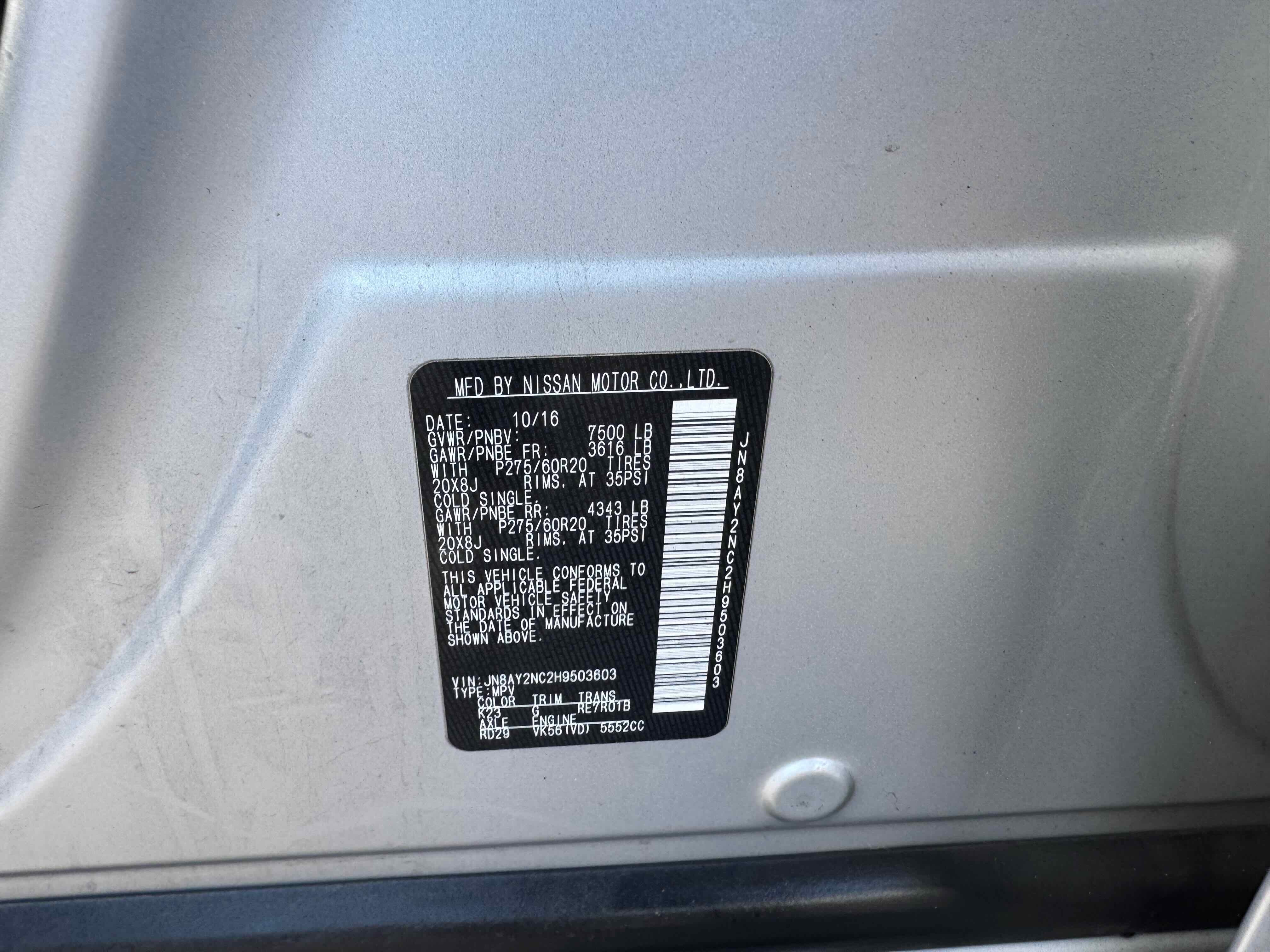 Used 2017 Nissan Armada Platinum image 35