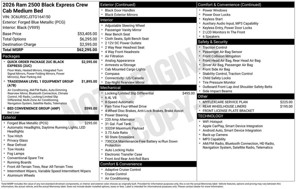 Used 2026 RAM 2500 Tradesman image 4