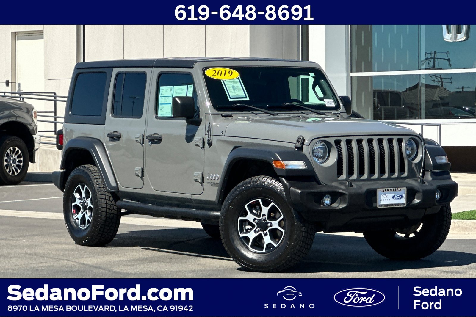 Used 2019 Jeep Wrangler Unlimited Sport S