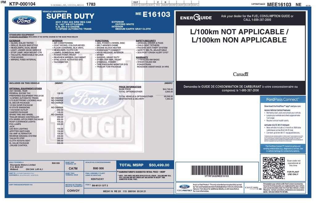 Certified 2021 Ford F350 XL image 21