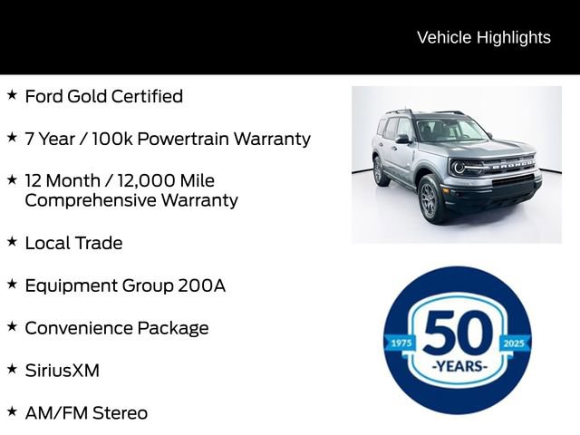 Certified 2024 Ford Bronco Sport Big Bend w/ Convenience Package AWD/4WD image 6