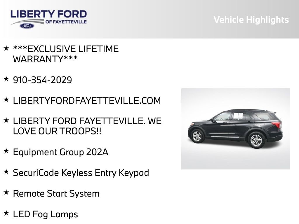 Certified 2024 Ford Explorer XLT w/ Equipment Group 202A image 5