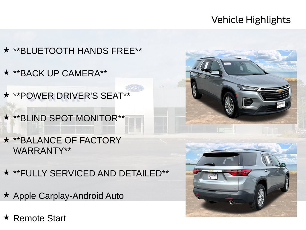 Used 2023 Chevrolet Traverse LT w/ LPO, Cargo Package AWD/4WD image 6
