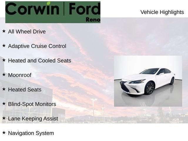 Used 2023 Lexus ES 250 w/ Premium Package AWD/4WD image 11