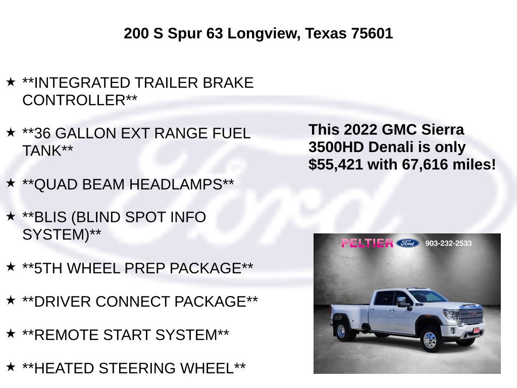 Used 2022 GMC Sierra 3500 Denali w/ Denali Ultimate Package AWD/4WD image 15