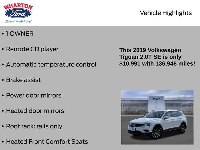 Used 2019 Volkswagen Tiguan SE image 9