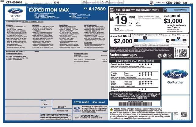 Certified 2019 Ford Expedition Max XLT image 10