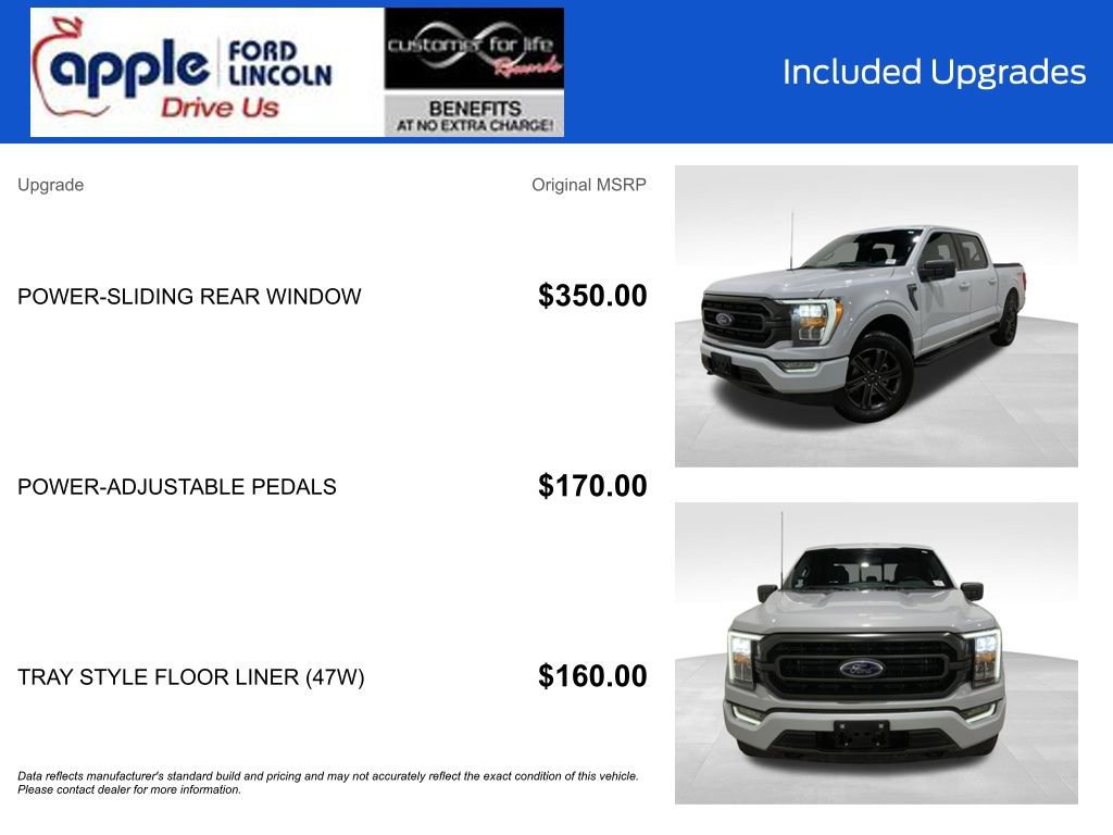 Certified 2022 Ford F150 XLT w/ Equipment Group 302A High image 10