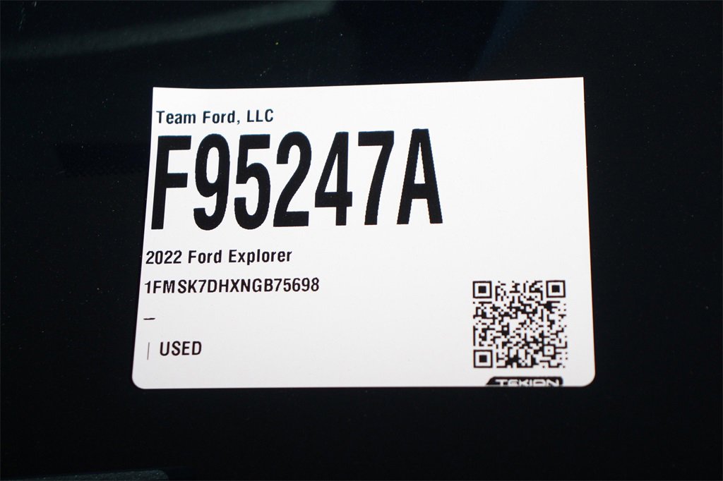 Certified 2022 Ford Explorer XLT w/ Equipment Group 202A image 31