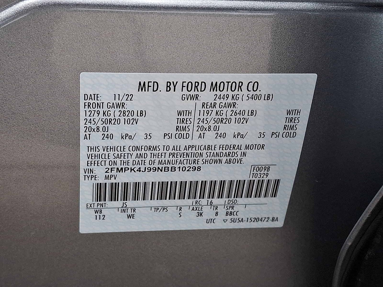 Certified 2022 Ford Edge ST-Line image 28