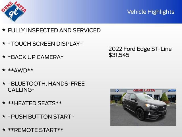 Certified 2022 Ford Edge ST-Line image 33