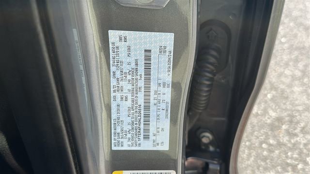 Certified 2022 Ford Ranger Lariat w/ Equipment Group 501A High image 32