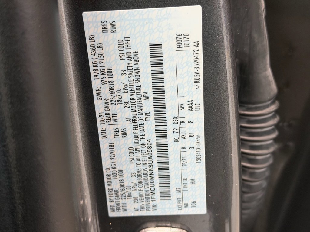 Certified 2025 Ford Escape ST-Line FWD image 19